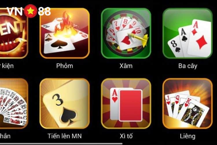 Top game bài hot nhất hiện nay